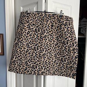 Talbots animal print skirt. NWT.